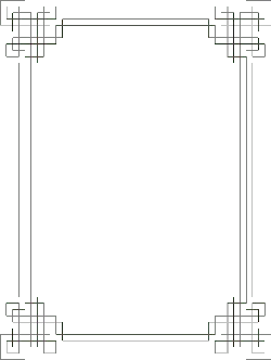 Geometric Pattern Border - minimalistic - PNG