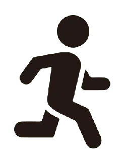 Running Man - icon - symbol - Free PNG