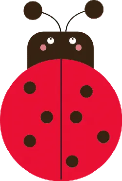 Ladybug - red - Lossless PNG