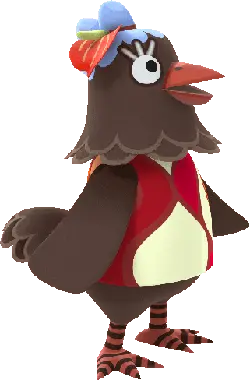 Red-Dressed Chicken - game - PNG