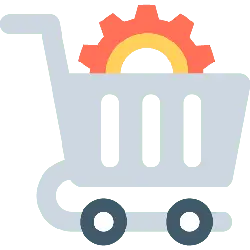 Shopping Cart Gear - gear - High Resolution PNG