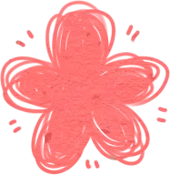 Pink Flower - pink - lines - No Watermark PNG