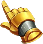 Mechanical Glove - yellow - PNG Images