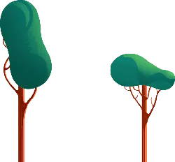 Abstract Tree - illustration - simple - No Background PNG