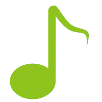 Green Note - icon - Transparent Layer PNG