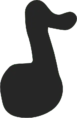 Musical Note - simple - symbol - Transparent Background PNG