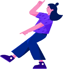 Dancing Girl - purple - Free PNG