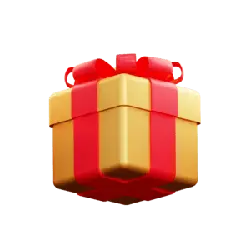 Gift Box - red ribbon - PNG