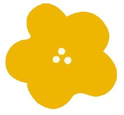 Yellow Flower - simple - Lossless PNG