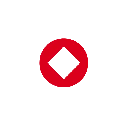 Red Circular Logo - minimalism - Transparent Layer PNG