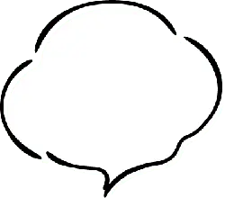 Speech Bubble - comic - No Watermark PNG