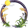 Sunflower Wreath - nature - PNG