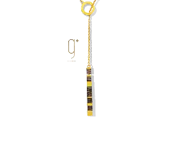 Yellow Necklace - gold - High Resolution PNG
