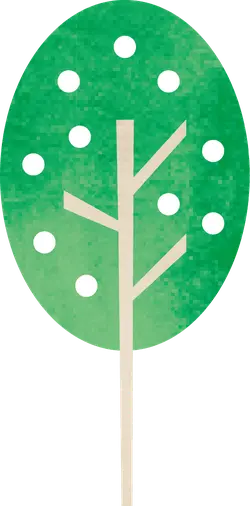 Pixel Tree - green - Free PNG