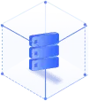 Blue Cube - storage - Transparent Layer PNG
