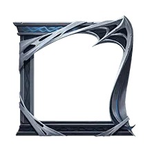 Silver Decorative Frame - frame - No Background PNG
