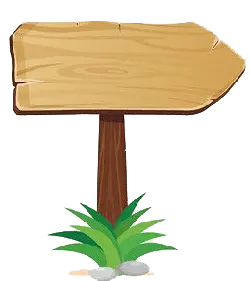 Wooden Signpost - plant - No Background PNG