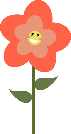 Smiling Flower - Curated PNG