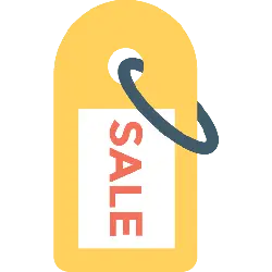 Sale Tag - Transparent Layer PNG