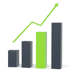 Bar Chart - growth - High Download Count PNG