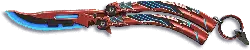 Red Glowing Knife - weapon - Lossless PNG