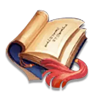 Golden Scroll Book - golden - No Watermark PNG
