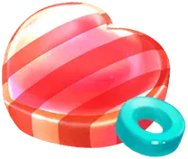 Heart-shaped Candy - gift - PNG