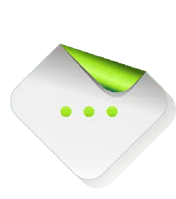 Green Flip Icon - graphic design - Transparent Layer PNG