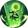 Green Energy Beam - mysterious - High Resolution PNG