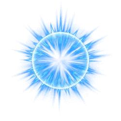 Blue Halo - energy - futuristic - PNG