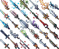 Pixel Sword - pixel - No Background PNG
