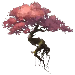 Pink Cherry Blossom Tree - nature - plant - No Background PNG