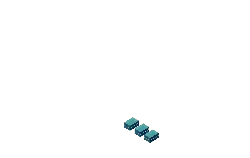 Blue Cubes - simple - High Resolution PNG