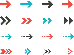 Arrow - indication - direction - High Resolution PNG