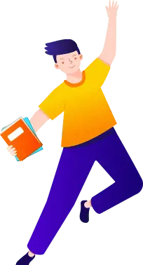 Boy with Book - learning - Lossless PNG