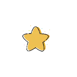 Yellow Star - decorative element - Free Download PNG