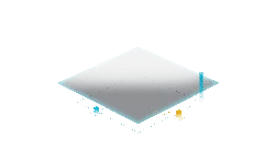 Blue Cube - geometric shape - Free for Commercial Use PNG