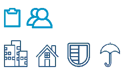 Clipboard、People、Buildings、House、Shield、Umbrella - office - No Watermark PNG