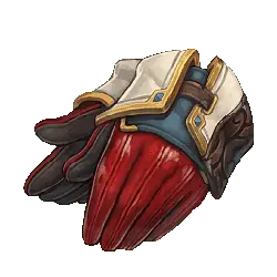 Red Winged Gauntlets - red - High Resolution PNG