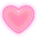 Glowing Heart Pattern - pink - abstract - Transparent Layer PNG