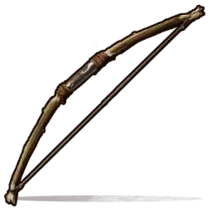 Wooden Bow - handmade - High Resolution PNG