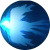 Blue Phoenix - fire - Transparent Background PNG
