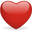 Heart - red - symbol - Transparent Layer PNG