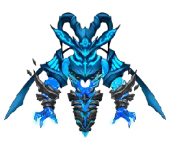 Ice Demon - creature - No Background PNG