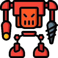 Red Robot - Designer Recommended PNG