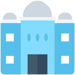 Blue Building - house - blue - Transparent Layer PNG
