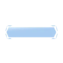 Blue Rectangle Sign - futurism - No Background PNG