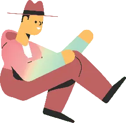 Cartoon Character with Hat - hat - casual - High Resolution PNG