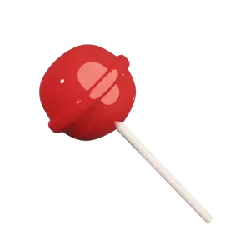 Lollipop - red - circle - Lossless PNG