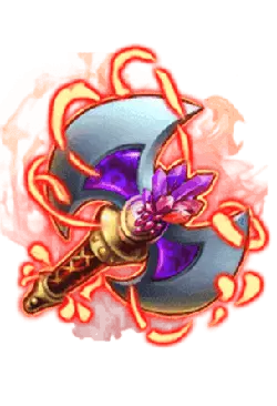 Purple Crystal Axe - purple - Transparent Layer PNG